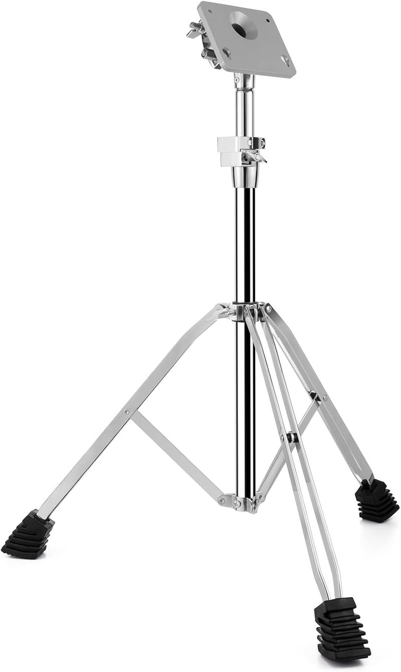 TENOUTEN Electronic Mounting Stand with Plate, Heavy Duty Double Braced Mounting Stand for Electronic Modules & Controller Multi Pads and Drum Pads - Image 1